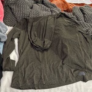 North face shirt with hood